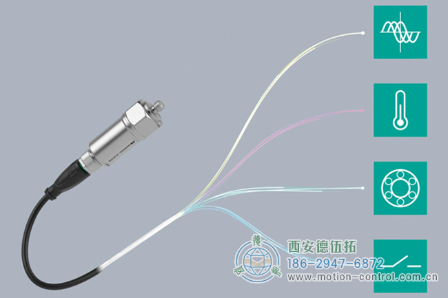 倍加福 的振动传感器确定振动速度和加速度以及温度和轴承状况。
