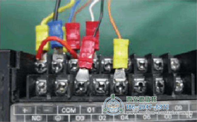 绝对值光电编码器连接到PLC的接线图