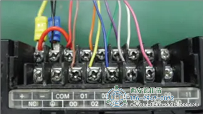 旋转编码器连接接线盒时的注意事项。