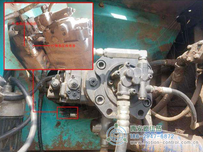 重载编码器的应用使挖掘机在挖掘深度和底盘调平更加简单。