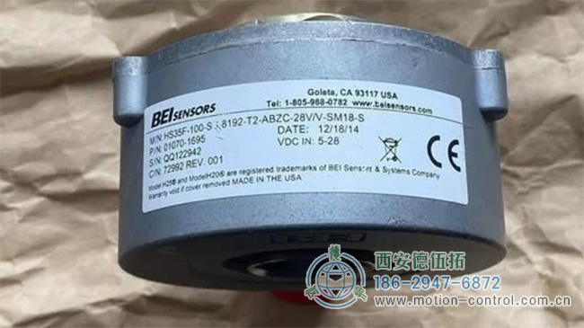 图为石油钻井行业常用的BEI防爆重载编码器