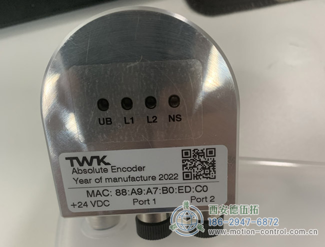 图为一款绝对式编码器实物照片