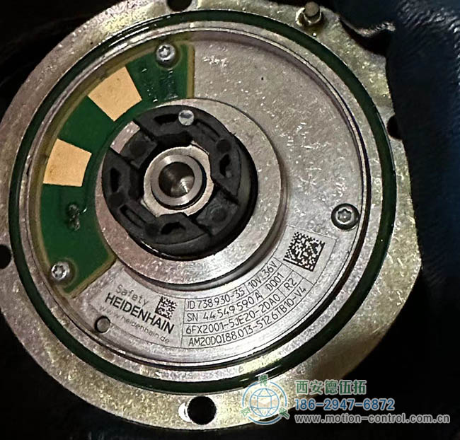 图为一款海德汉编码器在机床上的应用照片