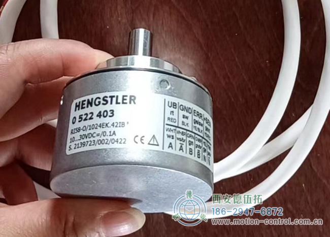 图为HENGSTLER亨士乐RI58-O/1024EK.42IB(0522403)增量编码器照片